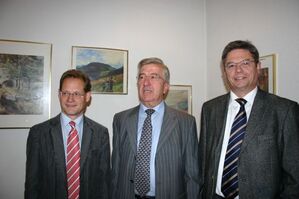 Bild (v.l.) Christoph Trinemeier, Heinrich Zier, Dr. Hans-Jürgen Seimetz
